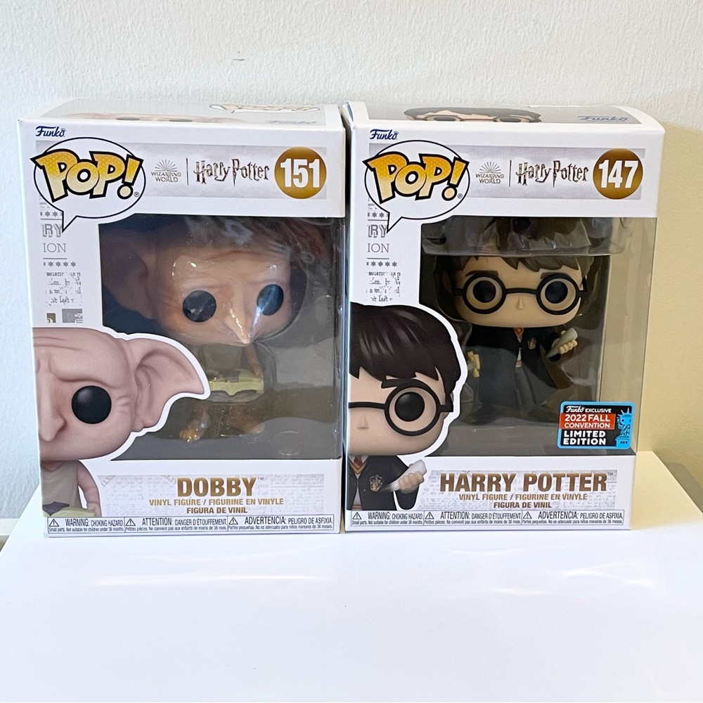 Funko Pop Harry Potter & Dobby characters